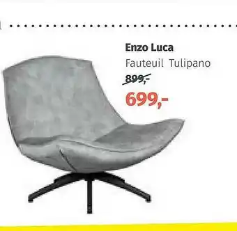 Enzo Luca Fauteuil Tulipano