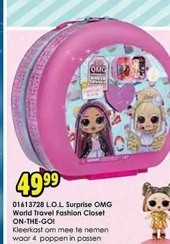 ToyChamp L.o.l. Surprise Omg World Travel Fashion Closet On-the-go! aanbieding