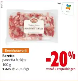 Colruyt Beretta pancetta blokjes aanbieding
