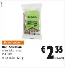 Colruyt Boni Selection ministicks natuur aanbieding