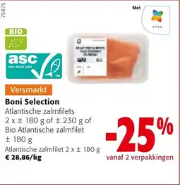 Colruyt Boni Selection Atlantische zalmfilets aanbieding
