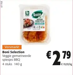 Colruyt Boni Selection Veggie gemarineerde spiesjes BBQ aanbieding