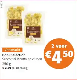 Colruyt Boni Selection Saccottini Ricotta en citroen aanbieding