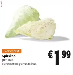 Colruyt Spitskool aanbieding