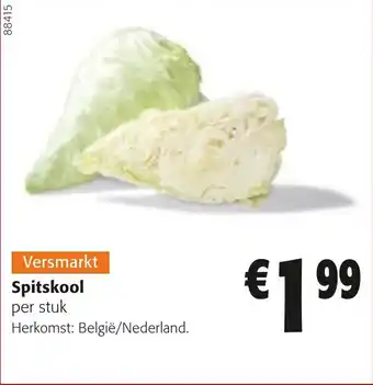 Colruyt Spitskool aanbieding