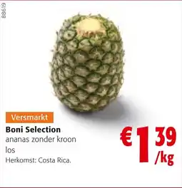 Colruyt Boni Selection ananas zonder kroon aanbieding