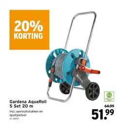 GAMMA Gardena AquaRoll S Set 20 m aanbieding