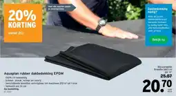 GAMMA Aquaplan rubber dakbedekking EPDM aanbieding