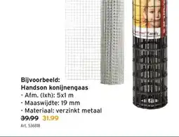 GAMMA Handson konijnengaas aanbieding