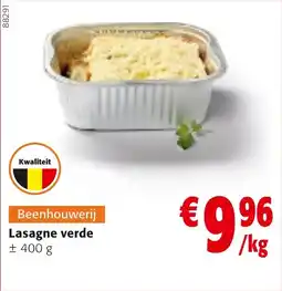 Colruyt Lasagne verde aanbieding