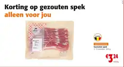Colruyt Gezouten spek aanbieding