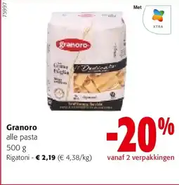 Colruyt Granoro Rigatoni aanbieding
