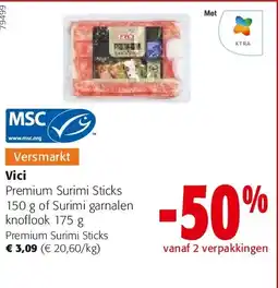 Colruyt Vici Premium Surimi Sticks aanbieding