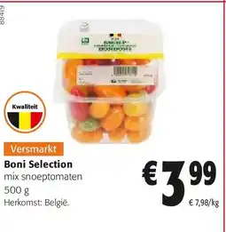 Colruyt Boni Selection mix snoeptomaten 500 g aanbieding