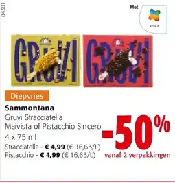 Colruyt Sammontana Stracciatella aanbieding