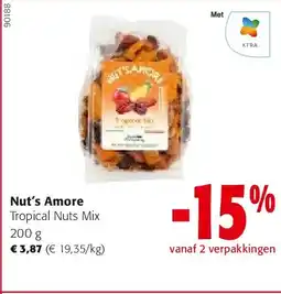 Colruyt Nut’s Amore Tropical Nuts Mix 200 g aanbieding