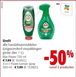 Colruyt Dreft Max Power 730 ml aanbieding