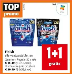 Colruyt Finish Quantum Regular 32 stuks aanbieding