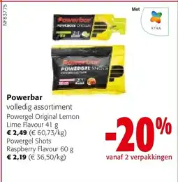 Colruyt Powerbar Powergel Original Lemon Lime Flavour 41 g aanbieding