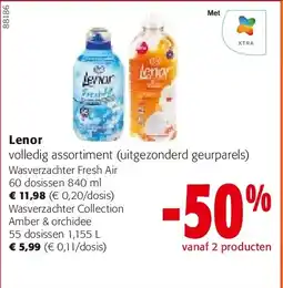 Colruyt Lenor Wasverzachter Fresh Air 60 dosissen 840 ml aanbieding