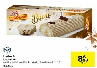 Carrefour Ijsstronk ijsboerke aanbieding