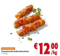 Colruyt Gemarineerde kalkoenbrochette aanbieding