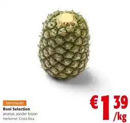 Colruyt Boni Selection ananas zonder kroon aanbieding
