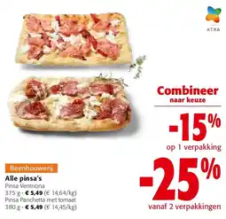 Colruyt Alle pinsa’s Pinsa Ventricina 375 g aanbieding