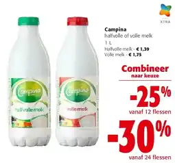 Colruyt Campina Halfvolle melk aanbieding