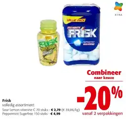 Colruyt Frisk Sour Lemon vitamine C 70 stuks aanbieding