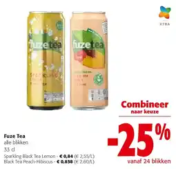 Colruyt Fuze Tea Sparkling Black Tea Lemon aanbieding