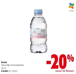 Colruyt Evian natuurlijk mineraalwater 33 cl aanbieding
