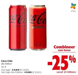 Colruyt Coca-Cola Zero Sugar aanbieding