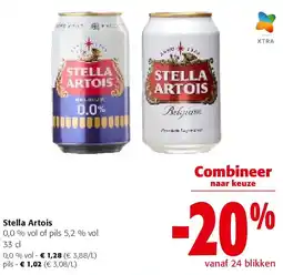 Colruyt Stella Artois pils aanbieding