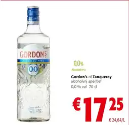 Colruyt Gordon’s of Tanqueray alcoholvrij aperitief aanbieding