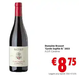 Colruyt Domaine Brusset ‘Cuvée Sophie B.’ 2023 aanbieding