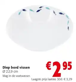 Colruyt Diep bord vissen aanbieding