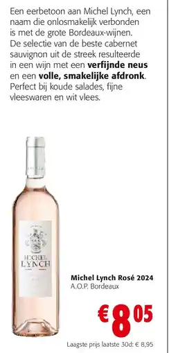 Colruyt Michel Lynch Rosé 2024 aanbieding