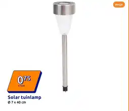 Action Solar tuinlamp aanbieding