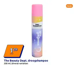 Action The Beauty Dept. droogshampoo aanbieding