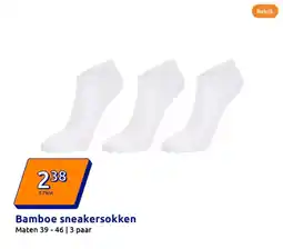 Action Bamboe sneakersokken aanbieding