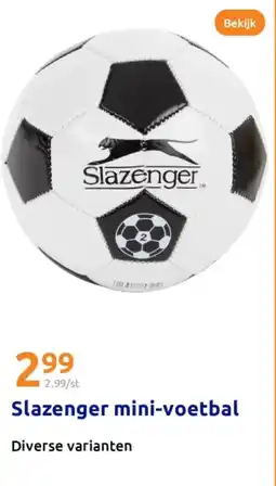 Action Slazenger mini-voetbal aanbieding