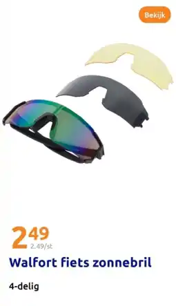 Action Walfort fiets zonnebril aanbieding