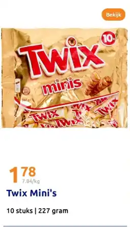 Action Twix Mini's aanbieding