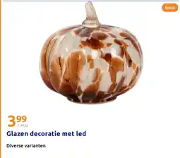 Action Glazen decoratie met led aanbieding