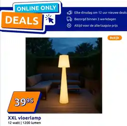 Action XXL vloerlamp aanbieding