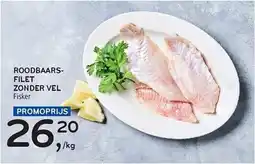 Alvo Roodbaarsfilet zonder vel Fisker aanbieding