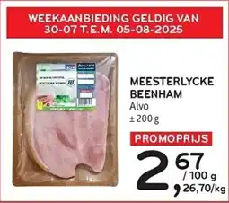 Alvo Meesterlycke beenham aanbieding