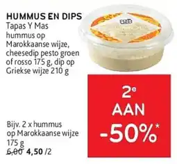 Alvo Hummus en dips aanbieding