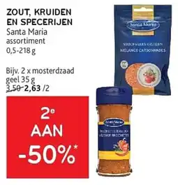 Alvo Zout, kruiden en specerijen aanbieding